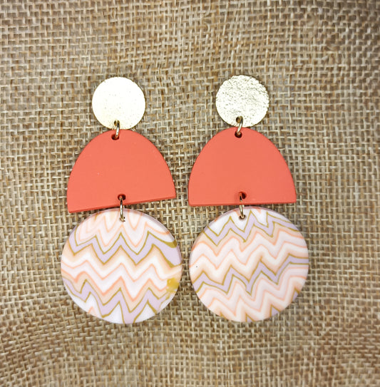 Clay earrings