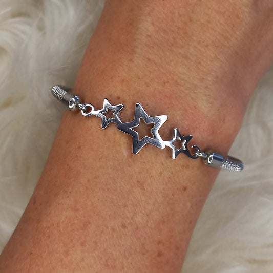 Stainless Steel star Bracelet